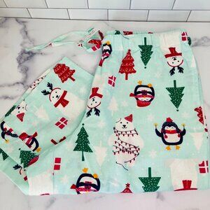 New York & Company Holiday-Print Pajama Pant NWT